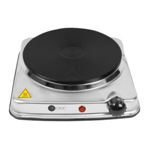 AFRA Single Electric Hotplate 1500W – Thermostatic Control, Stainless Steel – AF-1500HPSS